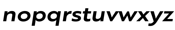 Brother XS Bold Italic Font LOWERCASE