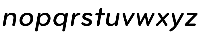 Bryant Medium Italic Font LOWERCASE