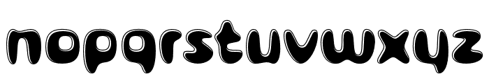 Bubblegum Pop Shadow Font LOWERCASE
