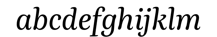 Buendia Italic Font LOWERCASE