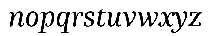 Buendia Italic Font LOWERCASE