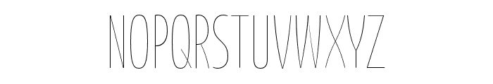 Bufalino Thin Font UPPERCASE