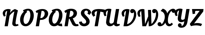 Bullen Bold Italic Font UPPERCASE