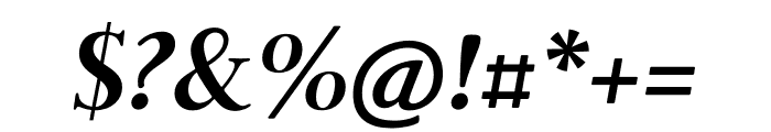 Bunyan Pro Bold Italic Font OTHER CHARS