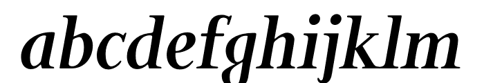 Bunyan Pro Bold Italic Font LOWERCASE