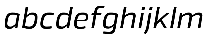 Byker Italic Font LOWERCASE