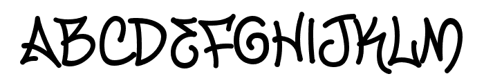 CCPhatBoi Regular Font UPPERCASE