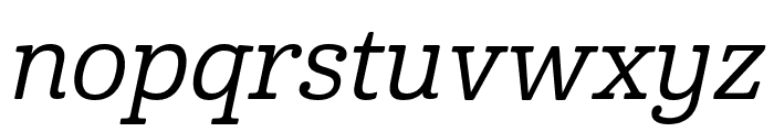 Cabrito Cond Medium Italic Font LOWERCASE