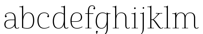 Cabrito Didone Norm Thin Font LOWERCASE