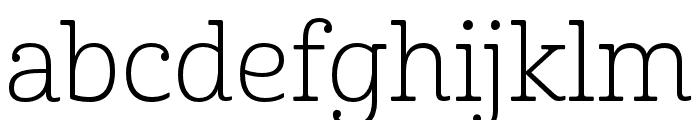 Cabrito Norm Light Font LOWERCASE