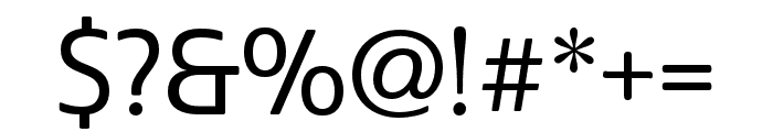 Cabrito Sans Cond Medium Font OTHER CHARS