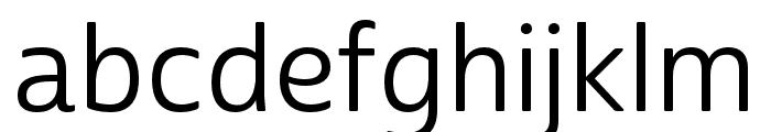 Cabrito Sans Ext Regular Font LOWERCASE