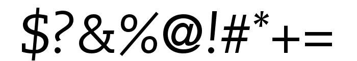 Caecilia LT Pro 56 Italic Font OTHER CHARS