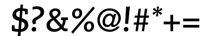 Caecilia LT Pro 76 Bold Italic Font OTHER CHARS