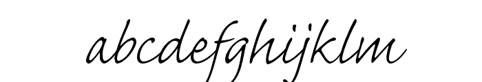 Caflisch Script Pro Light Font LOWERCASE