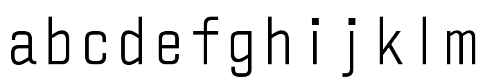 Cake Mono Light Font LOWERCASE