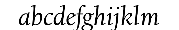 CalifornianFBText Italic Font LOWERCASE