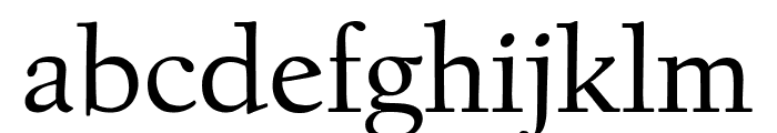 CalifornianFBText Roman Font LOWERCASE