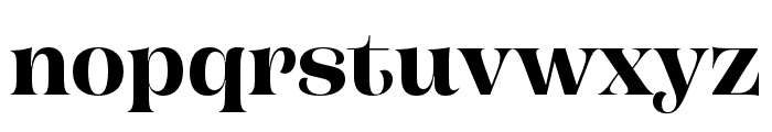 Campaign Serif Bold Font LOWERCASE