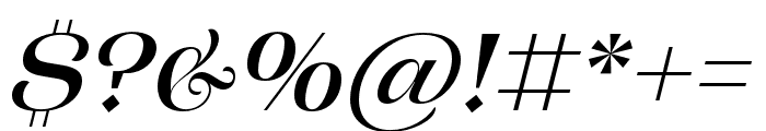 Campaign Serif Medium Italic Font OTHER CHARS