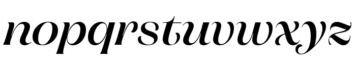 Campaign Serif Medium Italic Font LOWERCASE