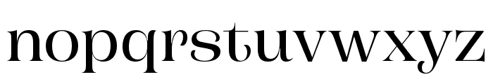 Campaign Serif Regular Font LOWERCASE