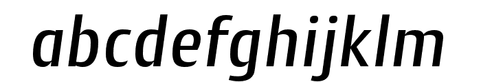 CantigaCnd Medium Italic Font LOWERCASE