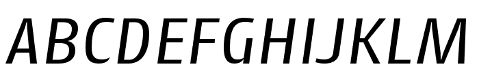 CantigaCnd Regular Italic Font UPPERCASE