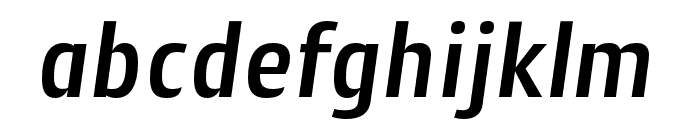 CantigaCnd SemiBold Italic Font LOWERCASE