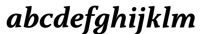Capitolina Bold Italic Font LOWERCASE