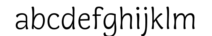 Capucine Basic Light Font LOWERCASE