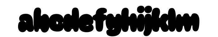 Caraque Black Melted Font LOWERCASE