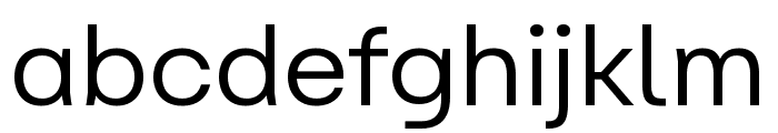 Carbona Variable Regular Font LOWERCASE