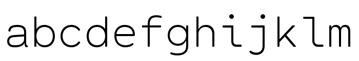 Cartograph CF Light Font LOWERCASE