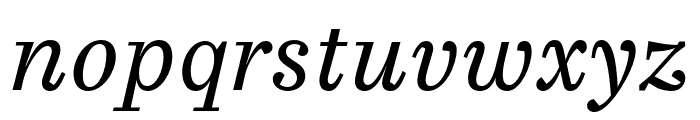 Casus Pro Book Italic Font LOWERCASE