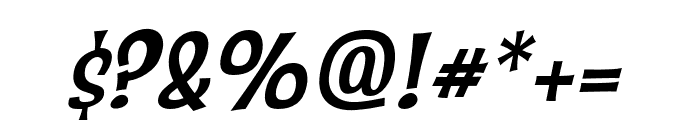 Catseye Medium Italic Font OTHER CHARS