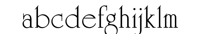 Celtic MN Regular Font LOWERCASE