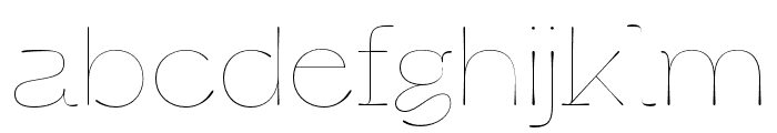 Cerulya CF Demi Bold Font LOWERCASE