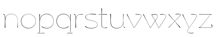 Cerulya CF Demi Bold Font LOWERCASE