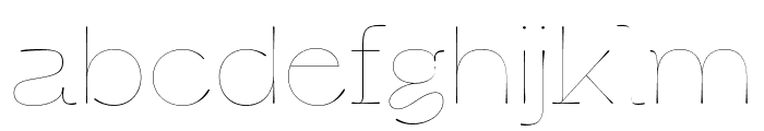 Cerulya CF Regular Font LOWERCASE