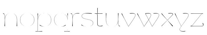 Cerulya CF Regular Font LOWERCASE