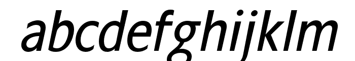Chalfont Light Italic Font LOWERCASE