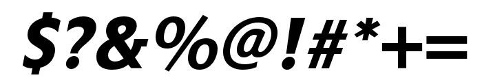 Chalfont Medium Italic Font OTHER CHARS