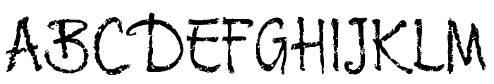 Chalky Regular Font UPPERCASE