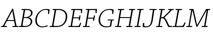 Chaparral Pro Light Italic Subhead Font UPPERCASE