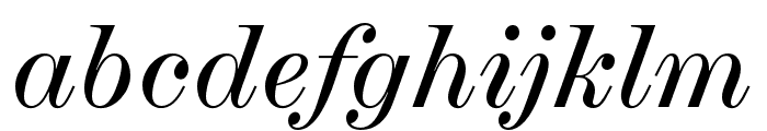 Chapman Medium Condensed Italic Font LOWERCASE