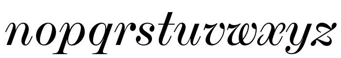 Chapman Medium Extended Italic Font LOWERCASE