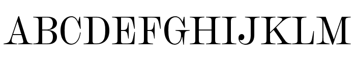 Chapman Regular Condensed Font UPPERCASE
