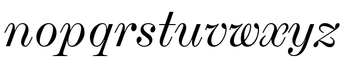 Chapman Regular Italic Font LOWERCASE