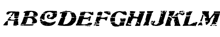 Charbroiled Regular Font UPPERCASE